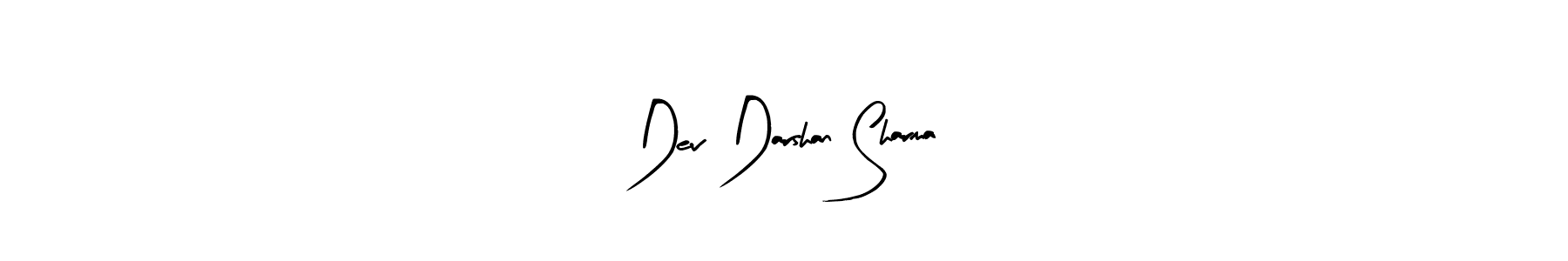 Similarly Arty Signature is the best handwritten signature design. Signature creator online .You can use it as an online autograph creator for name Dev Darshan Sharma. Dev Darshan Sharma signature style 8 images and pictures png