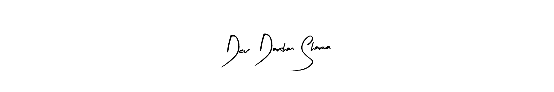 How to make Dev Darshan Sharma name signature. Use Arty Signature style for creating short signs online. This is the latest handwritten sign. Dev Darshan Sharma signature style 8 images and pictures png