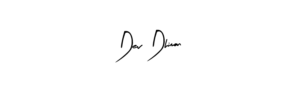 Make a beautiful signature design for name Dev Dhiman. Use this online signature maker to create a handwritten signature for free. Dev Dhiman signature style 8 images and pictures png