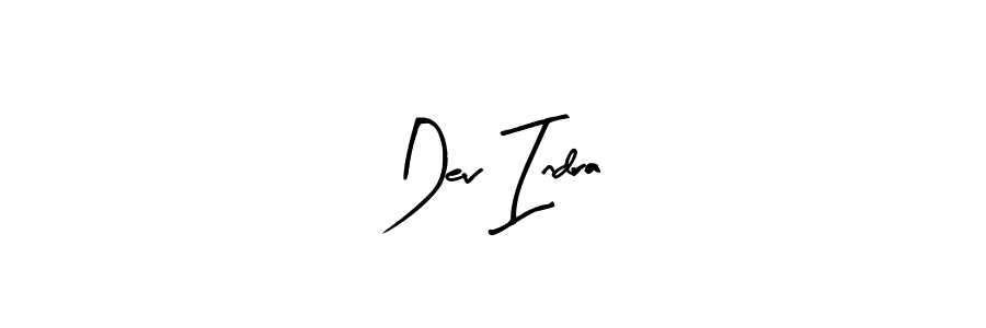 Similarly Arty Signature is the best handwritten signature design. Signature creator online .You can use it as an online autograph creator for name Dev Indra. Dev Indra signature style 8 images and pictures png