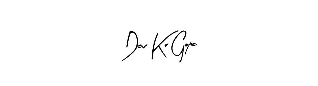 You can use this online signature creator to create a handwritten signature for the name Dev Kr Gope. This is the best online autograph maker. Dev Kr Gope signature style 8 images and pictures png