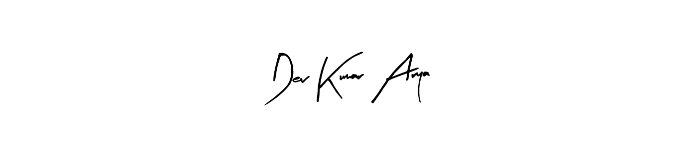 This is the best signature style for the Dev Kumar Arya name. Also you like these signature font (Arty Signature). Mix name signature. Dev Kumar Arya signature style 8 images and pictures png