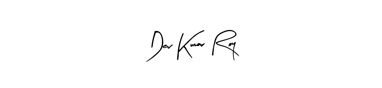 How to make Dev Kumar Roy name signature. Use Arty Signature style for creating short signs online. This is the latest handwritten sign. Dev Kumar Roy signature style 8 images and pictures png