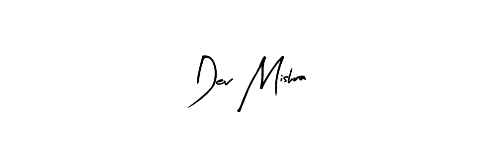 Use a signature maker to create a handwritten signature online. With this signature software, you can design (Arty Signature) your own signature for name Dev Mishra. Dev Mishra signature style 8 images and pictures png