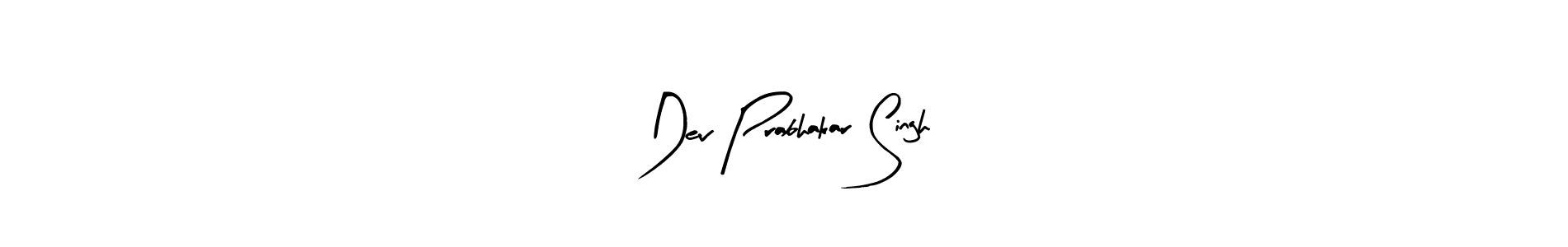 Arty Signature is a professional signature style that is perfect for those who want to add a touch of class to their signature. It is also a great choice for those who want to make their signature more unique. Get Dev Prabhakar Singh name to fancy signature for free. Dev Prabhakar Singh signature style 8 images and pictures png
