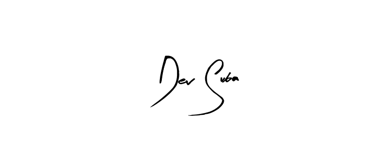 Create a beautiful signature design for name Dev Suba. With this signature (Arty Signature) fonts, you can make a handwritten signature for free. Dev Suba signature style 8 images and pictures png