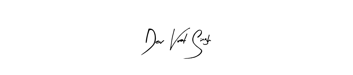 Make a beautiful signature design for name Dev Vrat Singh. With this signature (Arty Signature) style, you can create a handwritten signature for free. Dev Vrat Singh signature style 8 images and pictures png