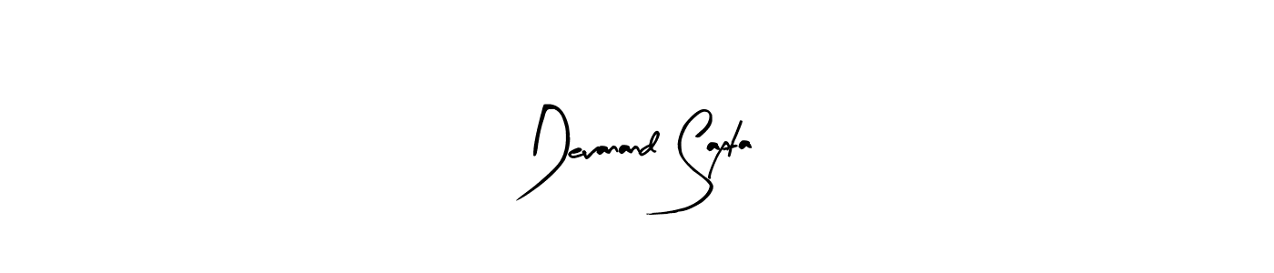 Arty Signature is a professional signature style that is perfect for those who want to add a touch of class to their signature. It is also a great choice for those who want to make their signature more unique. Get Devanand Sapta name to fancy signature for free. Devanand Sapta signature style 8 images and pictures png
