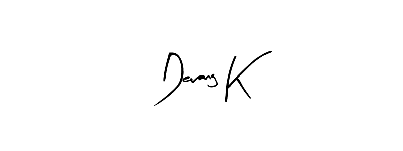 Design your own signature with our free online signature maker. With this signature software, you can create a handwritten (Arty Signature) signature for name Devang K. Devang K signature style 8 images and pictures png