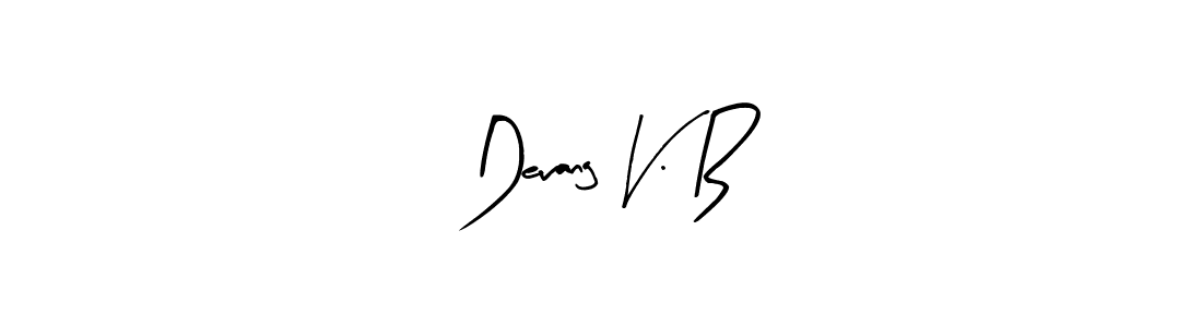 How to Draw Devang V. B signature style? Arty Signature is a latest design signature styles for name Devang V. B. Devang V. B signature style 8 images and pictures png