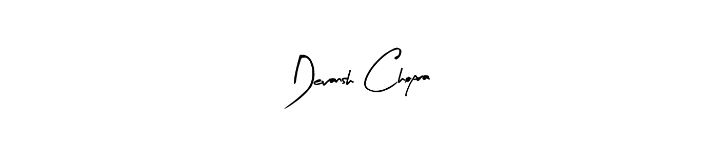 The best way (Arty Signature) to make a short signature is to pick only two or three words in your name. The name Devansh Chopra include a total of six letters. For converting this name. Devansh Chopra signature style 8 images and pictures png