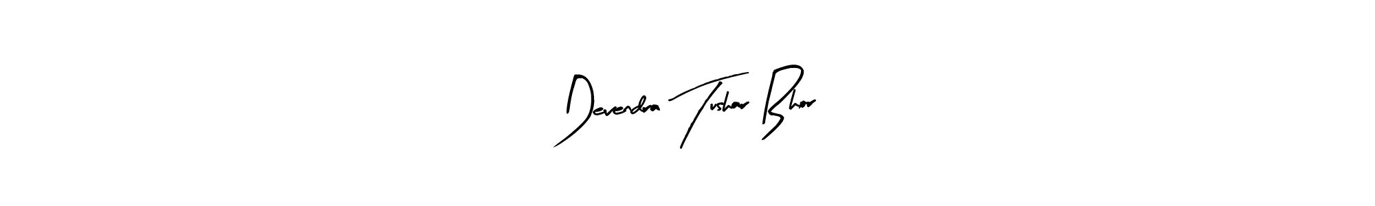 Also we have Devendra Tushar Bhor name is the best signature style. Create professional handwritten signature collection using Arty Signature autograph style. Devendra Tushar Bhor signature style 8 images and pictures png