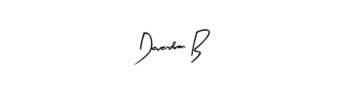 Make a beautiful signature design for name Devendran B. With this signature (Arty Signature) style, you can create a handwritten signature for free. Devendran B signature style 8 images and pictures png