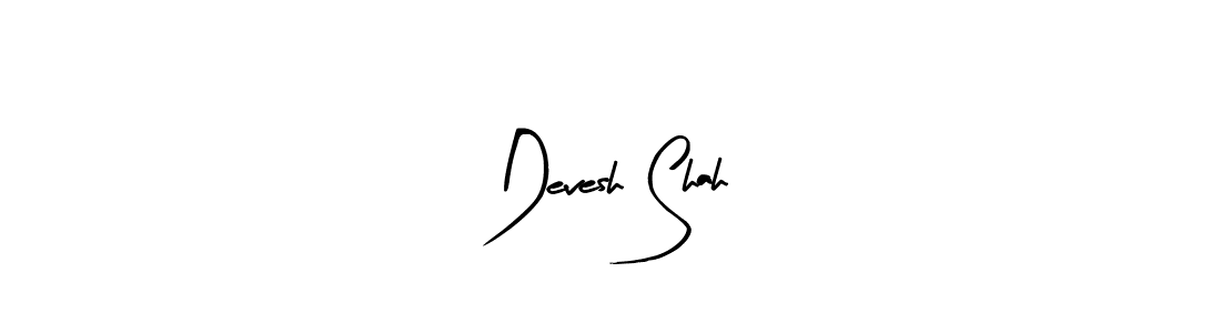 Design your own signature with our free online signature maker. With this signature software, you can create a handwritten (Arty Signature) signature for name Devesh Shah. Devesh Shah signature style 8 images and pictures png