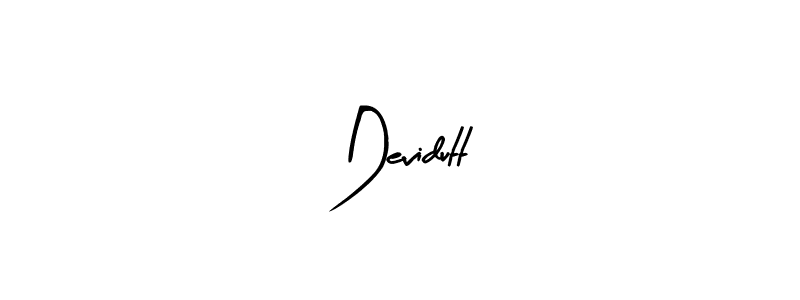 Similarly Arty Signature is the best handwritten signature design. Signature creator online .You can use it as an online autograph creator for name Devidutt. Devidutt signature style 8 images and pictures png