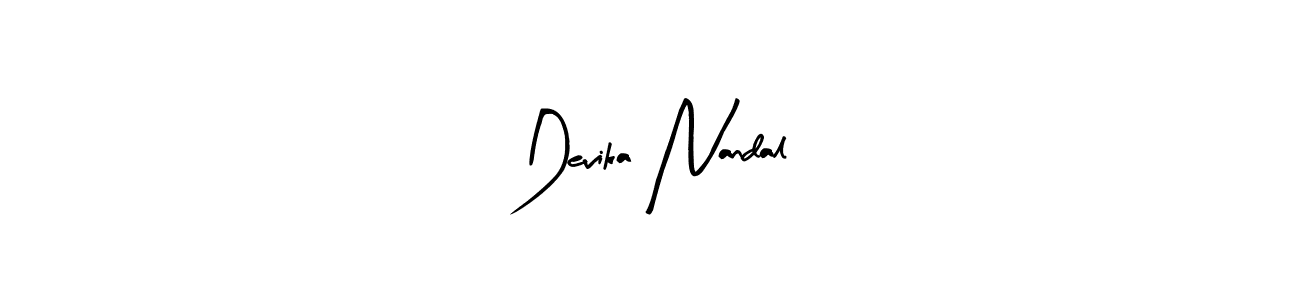 This is the best signature style for the Devika Nandal name. Also you like these signature font (Arty Signature). Mix name signature. Devika Nandal signature style 8 images and pictures png