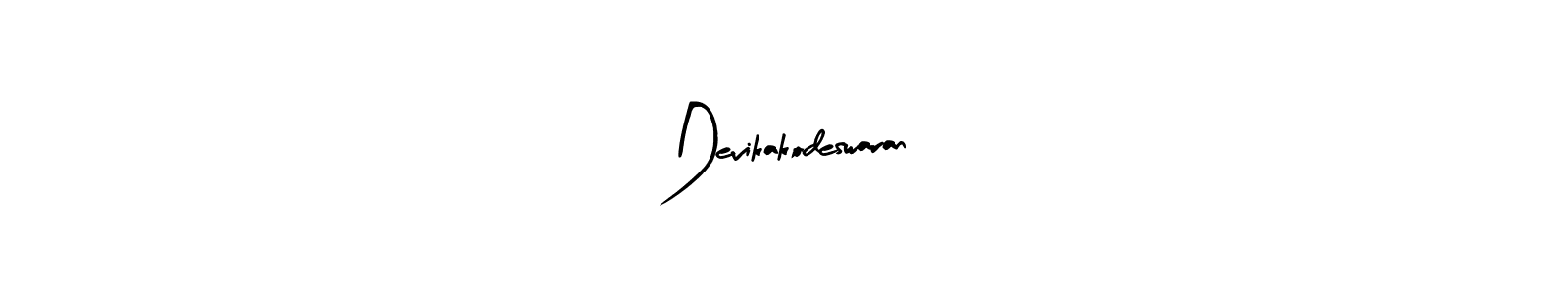 Arty Signature is a professional signature style that is perfect for those who want to add a touch of class to their signature. It is also a great choice for those who want to make their signature more unique. Get Devikakodeswaran name to fancy signature for free. Devikakodeswaran signature style 8 images and pictures png
