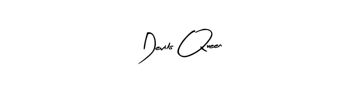 Create a beautiful signature design for name Devils Queen. With this signature (Arty Signature) fonts, you can make a handwritten signature for free. Devils Queen signature style 8 images and pictures png