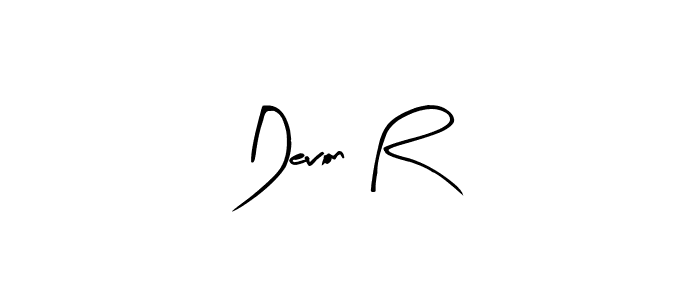 How to make Devon R signature? Arty Signature is a professional autograph style. Create handwritten signature for Devon R name. Devon R signature style 8 images and pictures png