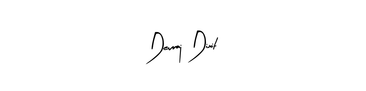 Use a signature maker to create a handwritten signature online. With this signature software, you can design (Arty Signature) your own signature for name Devraj Dixit. Devraj Dixit signature style 8 images and pictures png