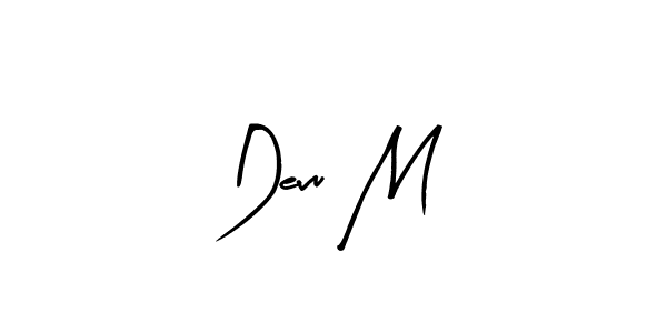 Arty Signature is a professional signature style that is perfect for those who want to add a touch of class to their signature. It is also a great choice for those who want to make their signature more unique. Get Devu M name to fancy signature for free. Devu M signature style 8 images and pictures png
