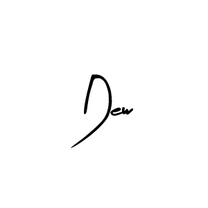 Arty Signature is a professional signature style that is perfect for those who want to add a touch of class to their signature. It is also a great choice for those who want to make their signature more unique. Get Dew name to fancy signature for free. Dew signature style 8 images and pictures png