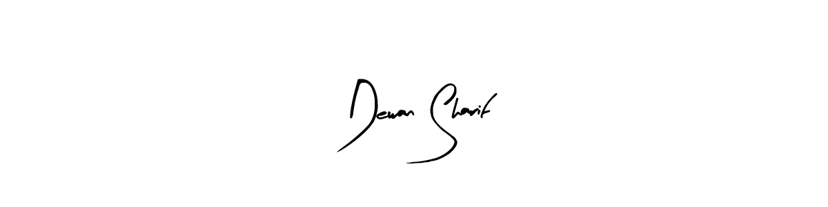 Dewan Sharif stylish signature style. Best Handwritten Sign (Arty Signature) for my name. Handwritten Signature Collection Ideas for my name Dewan Sharif. Dewan Sharif signature style 8 images and pictures png