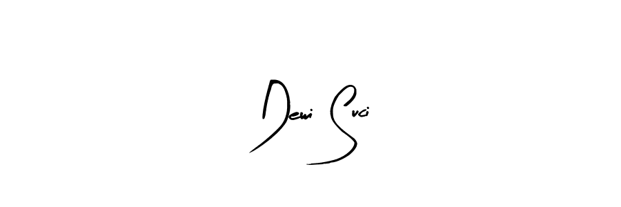 How to make Dewi Suci name signature. Use Arty Signature style for creating short signs online. This is the latest handwritten sign. Dewi Suci signature style 8 images and pictures png