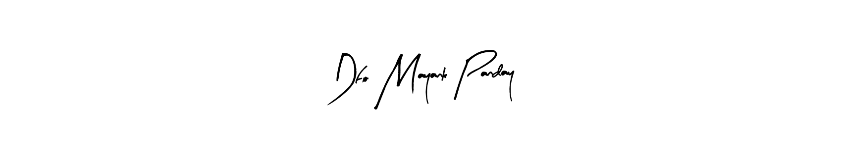 if you are searching for the best signature style for your name Dfo Mayank Panday. so please give up your signature search. here we have designed multiple signature styles  using Arty Signature. Dfo Mayank Panday signature style 8 images and pictures png