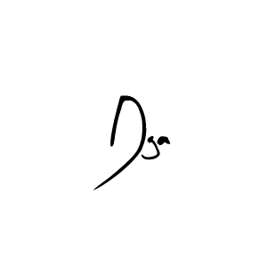 Make a beautiful signature design for name Dga. With this signature (Arty Signature) style, you can create a handwritten signature for free. Dga signature style 8 images and pictures png