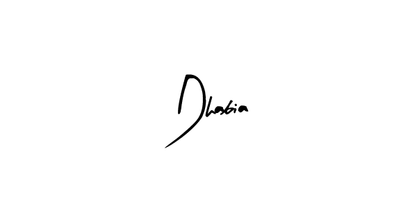 You should practise on your own different ways (Arty Signature) to write your name (Dhabia) in signature. don't let someone else do it for you. Dhabia signature style 8 images and pictures png
