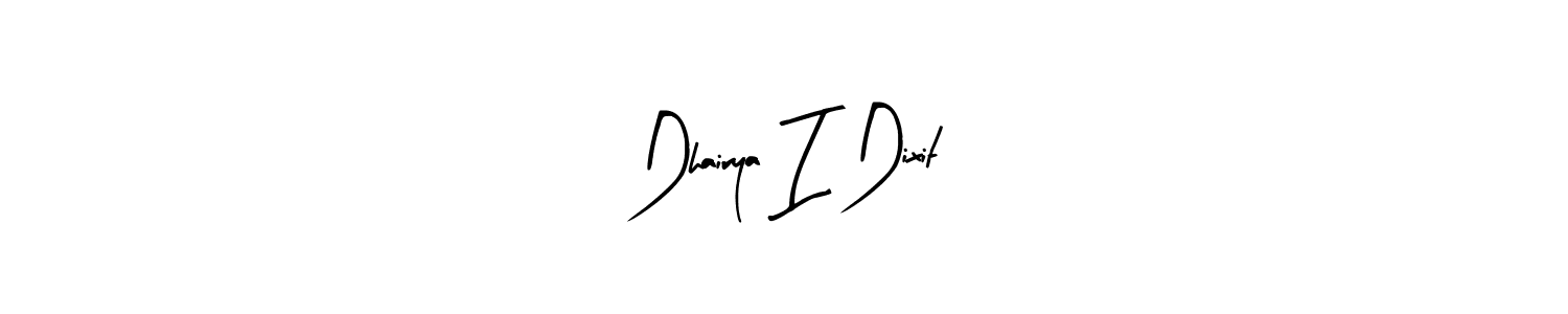 Also we have Dhairya I Dixit name is the best signature style. Create professional handwritten signature collection using Arty Signature autograph style. Dhairya I Dixit signature style 8 images and pictures png