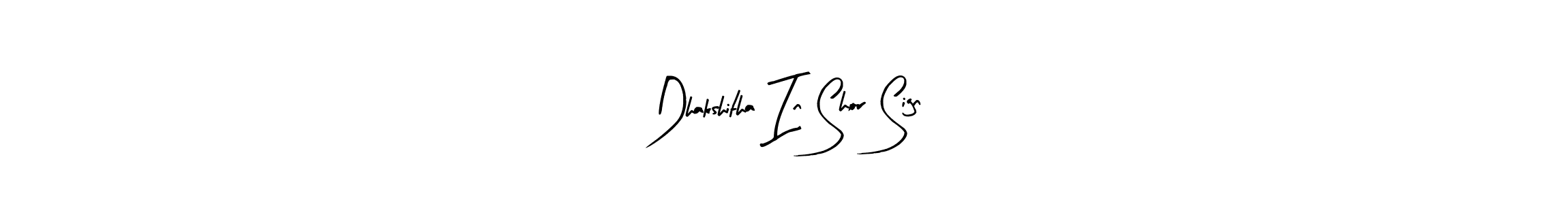 See photos of Dhakshitha In Shor Sign official signature by Spectra . Check more albums & portfolios. Read reviews & check more about Arty Signature font. Dhakshitha In Shor Sign signature style 8 images and pictures png