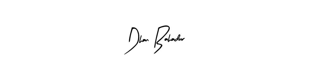 How to make Dhan Bahadur signature? Arty Signature is a professional autograph style. Create handwritten signature for Dhan Bahadur name. Dhan Bahadur signature style 8 images and pictures png
