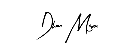 Discover the perfect balance of readability and style for Dhan Mgrx with Arty Signature font. Create your dream signature today. Dhan Mgrx signature style 8 images and pictures png