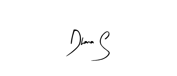 Dhana S stylish signature style. Best Handwritten Sign (Arty Signature) for my name. Handwritten Signature Collection Ideas for my name Dhana S. Dhana S signature style 8 images and pictures png