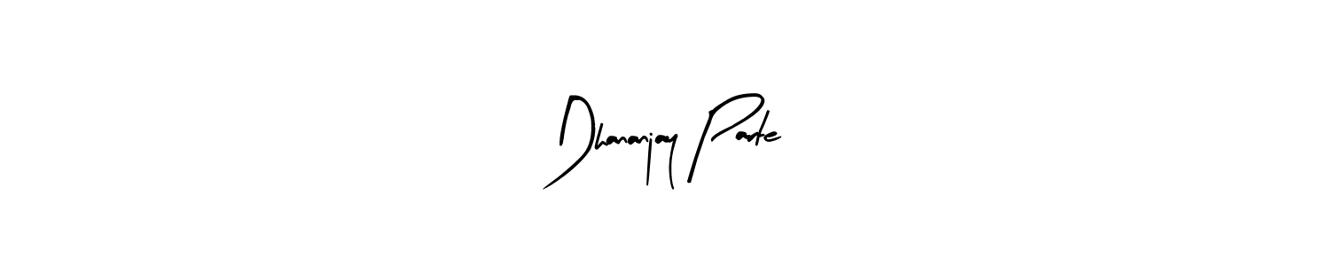 Make a beautiful signature design for name Dhananjay Parte. Use this online signature maker to create a handwritten signature for free. Dhananjay Parte signature style 8 images and pictures png