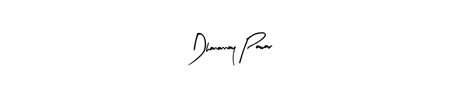 Design your own signature with our free online signature maker. With this signature software, you can create a handwritten (Arty Signature) signature for name Dhanannay Pawar. Dhanannay Pawar signature style 8 images and pictures png