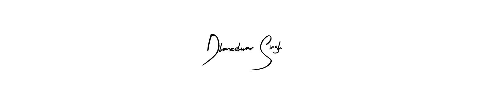 Make a beautiful signature design for name Dhaneshwar Singh. Use this online signature maker to create a handwritten signature for free. Dhaneshwar Singh signature style 8 images and pictures png