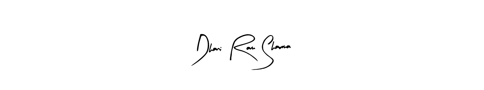 Make a beautiful signature design for name Dhani Ram Sharma. With this signature (Arty Signature) style, you can create a handwritten signature for free. Dhani Ram Sharma signature style 8 images and pictures png