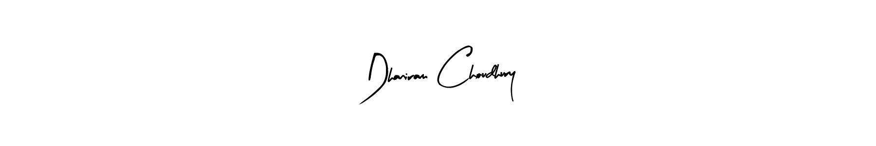 Dhaniram Choudhury stylish signature style. Best Handwritten Sign (Arty Signature) for my name. Handwritten Signature Collection Ideas for my name Dhaniram Choudhury. Dhaniram Choudhury signature style 8 images and pictures png
