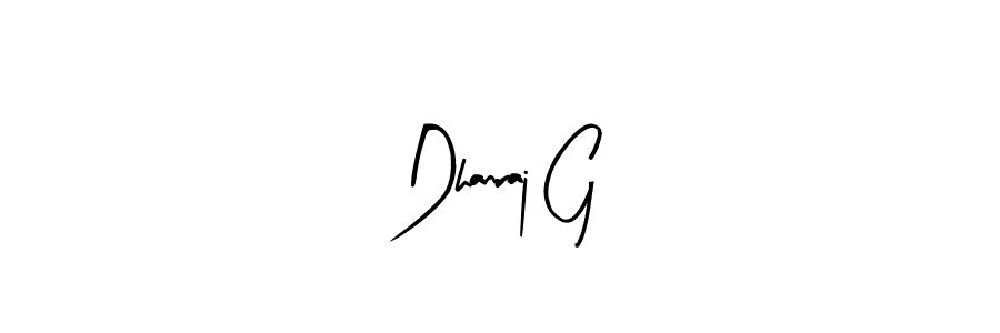 It looks lik you need a new signature style for name Dhanraj G. Design unique handwritten (Arty Signature) signature with our free signature maker in just a few clicks. Dhanraj G signature style 8 images and pictures png
