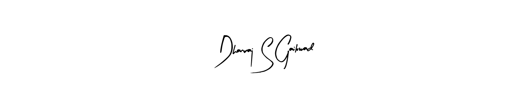 if you are searching for the best signature style for your name Dhanraj S Gaikwad. so please give up your signature search. here we have designed multiple signature styles  using Arty Signature. Dhanraj S Gaikwad signature style 8 images and pictures png