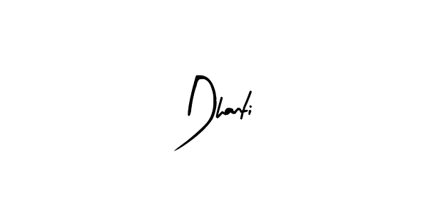 Similarly Arty Signature is the best handwritten signature design. Signature creator online .You can use it as an online autograph creator for name Dhanti. Dhanti signature style 8 images and pictures png