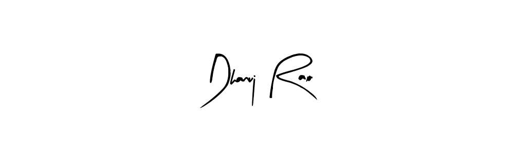 Design your own signature with our free online signature maker. With this signature software, you can create a handwritten (Arty Signature) signature for name Dhanuj Rao. Dhanuj Rao signature style 8 images and pictures png