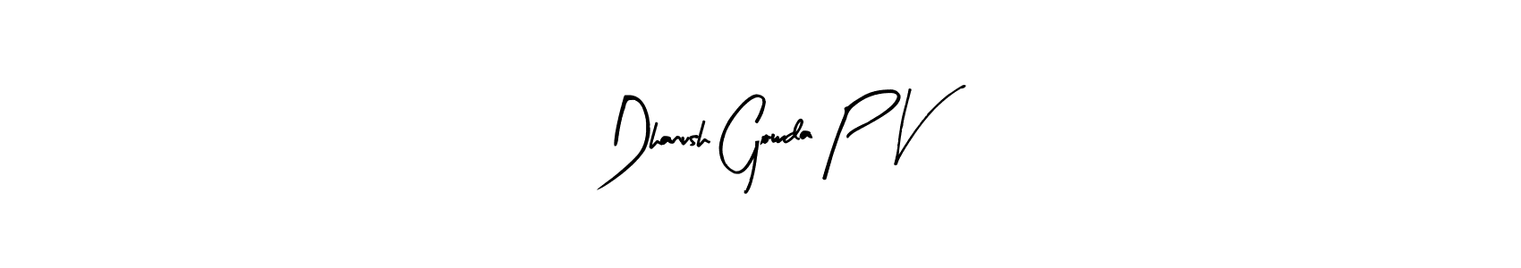 Check out images of Autograph of Dhanush Gowda P V name. Actor Dhanush Gowda P V Signature Style. Arty Signature is a professional sign style online. Dhanush Gowda P V signature style 8 images and pictures png
