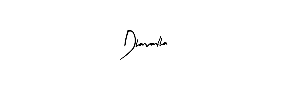Make a beautiful signature design for name Dhanvantha. Use this online signature maker to create a handwritten signature for free. Dhanvantha signature style 8 images and pictures png