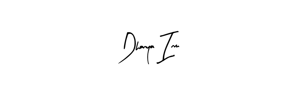 See photos of Dhanya Inm official signature by Spectra . Check more albums & portfolios. Read reviews & check more about Arty Signature font. Dhanya Inm signature style 8 images and pictures png