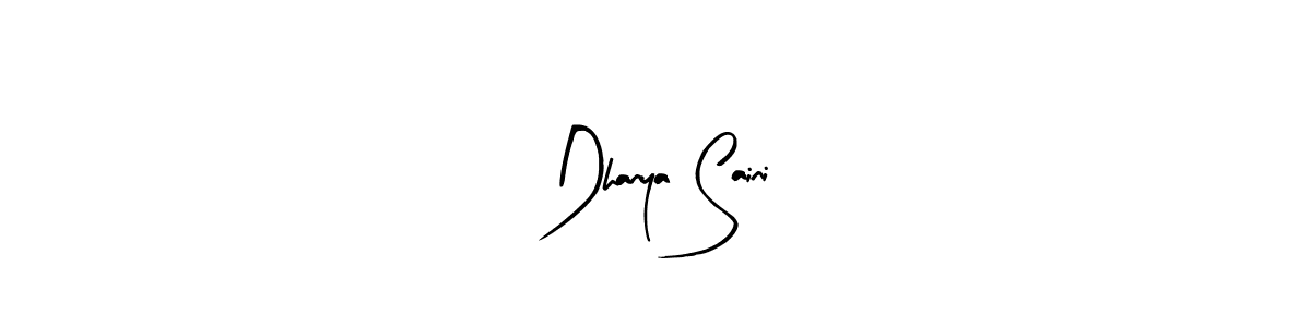 It looks lik you need a new signature style for name Dhanya Saini. Design unique handwritten (Arty Signature) signature with our free signature maker in just a few clicks. Dhanya Saini signature style 8 images and pictures png