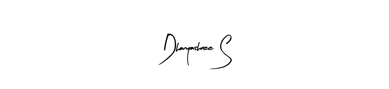 It looks lik you need a new signature style for name Dhanyashree S. Design unique handwritten (Arty Signature) signature with our free signature maker in just a few clicks. Dhanyashree S signature style 8 images and pictures png